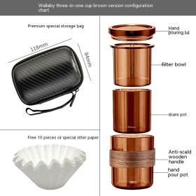 Specifications: Coffee With Storage Bag - Three-in-one Hand Made Coffee Maker Suit Portable Filter Cup