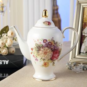 style: Big pot - Exquisite Coffee Cup And Saucer English Afternoon Tea Flower Tea Set