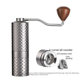 Specifications: 2.0Italian Gray - Manual Grinding Machine Diamond Coffee Bean Grinder