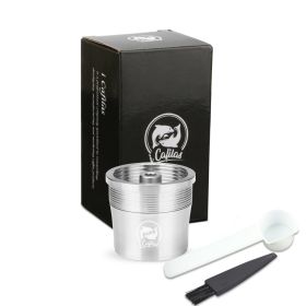Model: Capsule A - Stainless Steel Reusable Nespresso Refillable Coffee Capsule Pod Filter