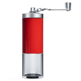 Color: Red - Manual coffee bean grinder