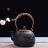 style: A - Particle Cast Iron Kettle Handmade Uncoated Kettle Kung Fu Tea Set