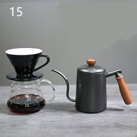 Style: 15 style - Hand coffee maker set