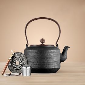 Color: Barrel thread - Iron Kettle Handmade Cast Iron Kettle Imported From Japan