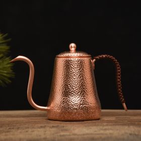 Color: 500ml small coffee pot - Hand Pounding Coffee Brewing Copper Pot