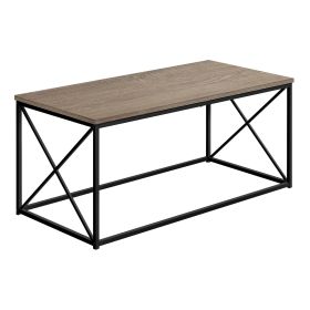 41" Dark Taupe Rectangular Coffee Table