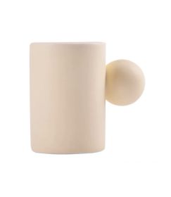 Color: Yellow, style: Cup-280ml, capacity:  - Cloud Mug Set Coffee Cup Cup Saucer Set