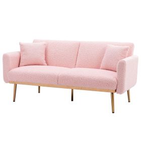 COOLMORE Velvet Sofa , Accent sofa .loveseat sofa with metal feet