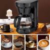 650w Automatic Drip Coffee Maker 750ml Large Capacity Espresso Machine with Thermostatic Base for Beginners US Plug