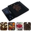 0.1g Digital Coffee Scale with Timer Electronic Scales Food Balance Measuring Weight Kitchen Coffee Scales black