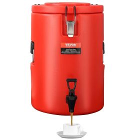 VEVOR Stainless Steel Insulated Beverage Dispenser, 4.5 Gallon 17.2 Liter, Thermal Hot and Cold Drink Server Dispenser with Spigot Handle, Food-grade