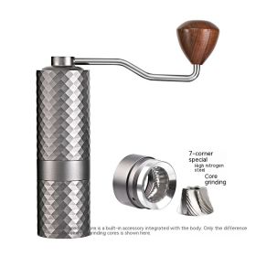 Specifications: 2.0High End Gray - Manual Grinding Machine Diamond Coffee Bean Grinder