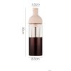 style: C - Glass Coffee Pot Mocha Cold Brew Cafetera Filter Coffee Pot Leakproof Thick Glass Tea Infuser Percolator Tool Espresso Maker