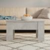 Coffee Table Concrete Gray 31.1"x19.3"x16.1" Engineered Wood