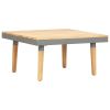 Garden Coffee Table 23.6"x23.6"x12.4" Solid Acacia Wood