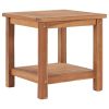 Coffee Table 17.7"x17.7"x17.7" Solid Teak Wood