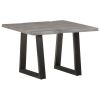 Coffee Table with Live Edges 23.6"x23.6"x15.7" Solid Acacia Wood