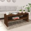 Coffee Table Brown Oak 39.4"x15.7"x15.7" Engineered Wood
