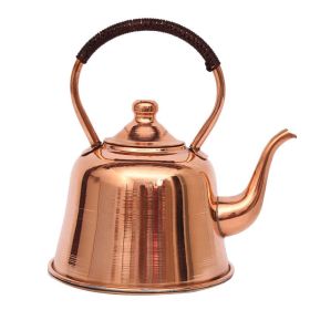 Color: 2Lbe current - Large Thickened Household Brass Teapot