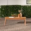 Contemporary Eucalyptus Wood Patio Coffee Table – Natural