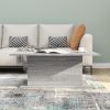 Coffee Table Gray Sonoma 40.2"x21.9"x15.7" Engineered Wood