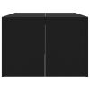 Coffee Table Black 40.2"x19.7"x14.2" Engineered Wood