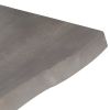 Coffee Table with Live Edges 23.6"x23.6"x15.7" Solid Acacia Wood