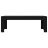 Coffee Table Black 40.2"x19.7"x14.2" Engineered Wood