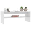 Coffee Table White 39.4"x15.7"x15.7" Engineered Wood