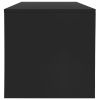 Coffee Table Black 39.4"x15.7"x15.7" Engineered Wood