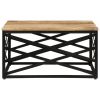 Coffee Table 26.8"x26.8"x13.8" Solid Mango Wood