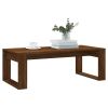 Coffee Table Brown Oak 40.2"x19.7"x13.8" Engineered Wood