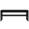 Coffee Table Black 39.4"x15.7"x15.7" Engineered Wood