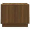Coffee Table Brown Oak 21.7"x21.7"x16.9" Engineered Wood