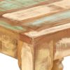 Coffee Table 15.7"x15.7"x15.7" Solid Reclaimed Wood