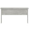 Coffee Table Concrete Gray 31.5"x19.9"x16.3" Engineered Wood
