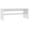 Coffee Table White 39.4"x15.7"x15.7" Engineered Wood