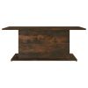 Coffee Table Smoked Oak 40.2"x21.9"x15.7" Engineered Wood