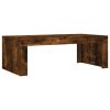Coffee Table Smoked Oak 40.2"x19.7"x14.2" Engineered Wood