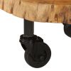 Coffee Table Solid Wood Acacia 23.6"x21.7"x9.8"