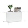 Coffee Table White 40.2"x21.9"x15.7" Engineered Wood
