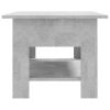 Coffee Table Concrete Gray 40.2"x21.7"x16.5" Engineered Wood