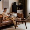 Center Table Low Table 100% Solid Oak Wood Top Plate Desk Coffee Table Width 60 x Depth60 x Height 35 cm Study Desk Work From Home Easy To Assemble Wa