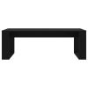 Coffee Table Black 40.2"x19.7"x13.8" Engineered Wood