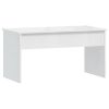 Coffee Table High Gloss White 40.2"x19.9"x20.7" Engineered Wood