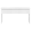 Coffee Table High Gloss White 40.2"x19.9"x20.7" Engineered Wood