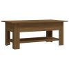 Coffee Table Brown Oak 40.2"x21.7"x16.5" Engineered Wood