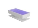 Emma Modern & Contemporary Style with LED Coffee Table Made with Wood & Glossy Finish