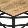Coffee Table 26.8"x26.8"x13.8" Solid Mango Wood
