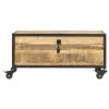 Coffee Table 27.6"x19.7"x13" Solid Mango Wood